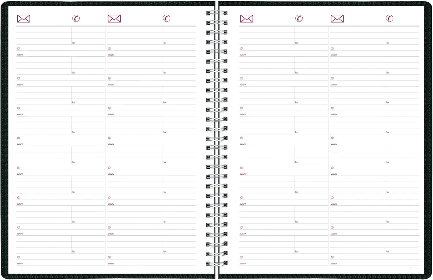 Brownline® 2026 DuraFlex Weekly Planner, Appointment Book, 12 Months, January to December, Twin-Wire Binding, 11" x 8.5", Black (CB950V.BLK-26)