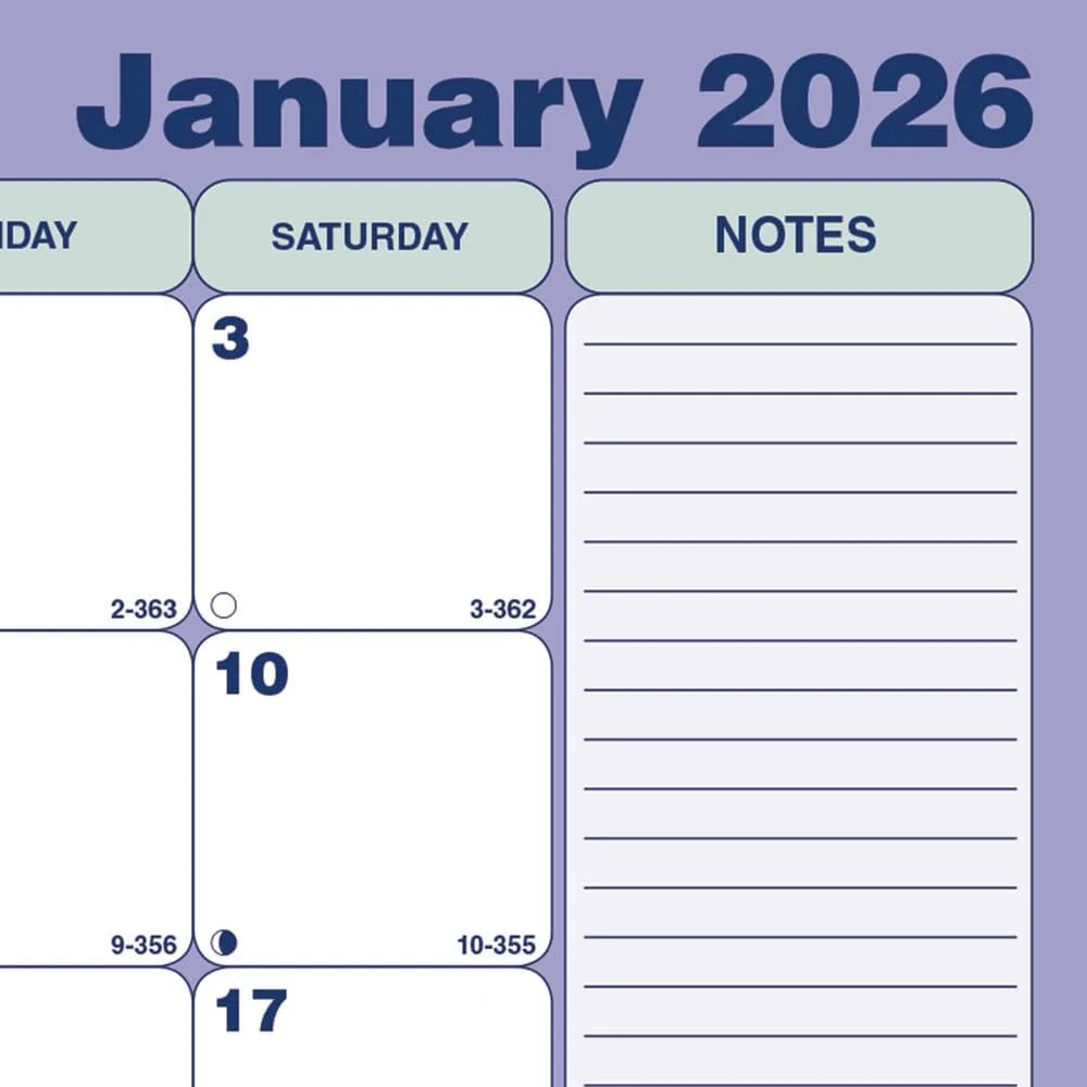 Brownline® 2026 Monthly Desk Pad Calendar, 12 Months, January to December, Three-Hole Punched, 11" x 8.5" (C181721-26)