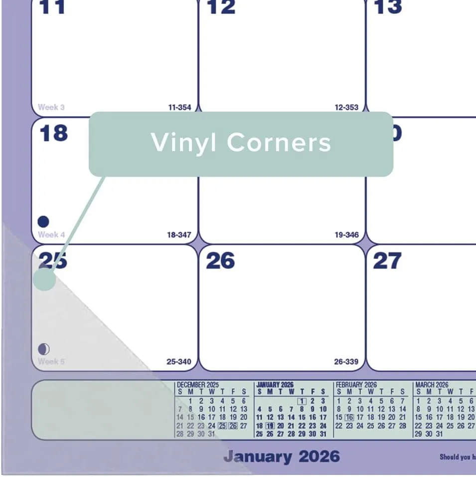 Brownline® 2026 Monthly Desk Pad Calendar, 12 Months, January to December, 17.75" x 10.875" (C181700-26)
