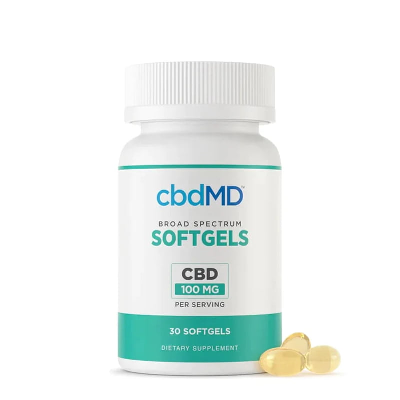 CBDMD BROAD SPECTRUM SOFTGELS | 30CT | 50MG GEL