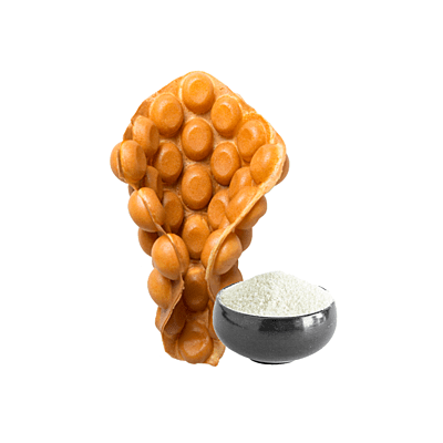 Powder-Bubble Waffle Mix