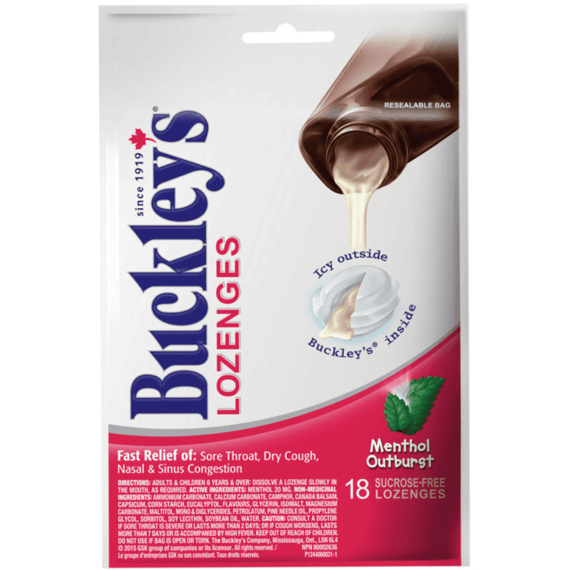 Buckley's Lozenges Menthol Outburst 18ct
