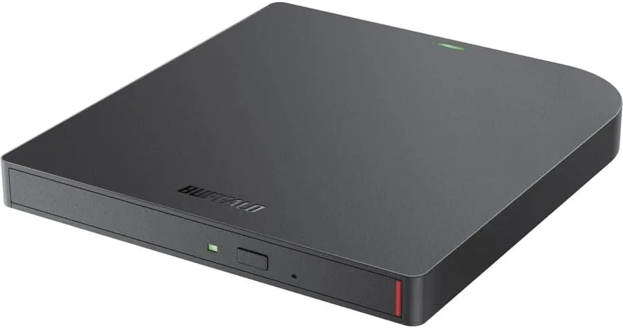 BUFFALO MediaStation 6X Portable External Blu-ray Drive USB 3.2 Type-A/Type-C