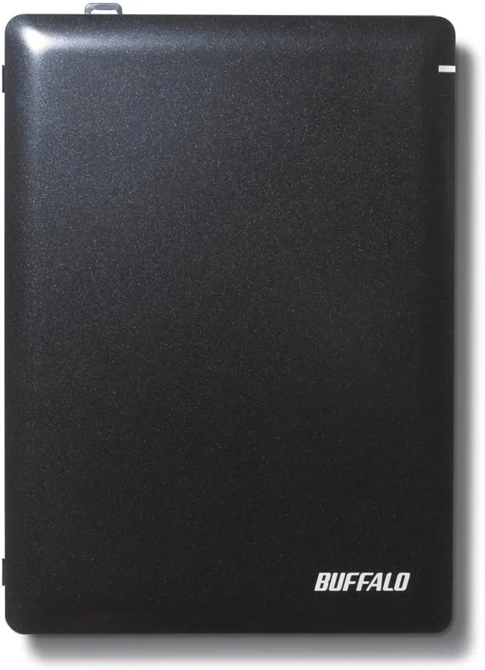 BUFFALO MediaStation Desktop 16x External Blu-ray Writer for PC with USB 3.0. TAA Compliant. Plays and Burns Blu-Rays, DVDs, and CDs.