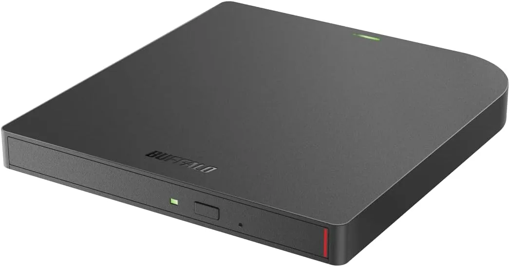 BUFFALO MediaStation 8X Portable DVD Writer with M-DISC Support USB 3.2