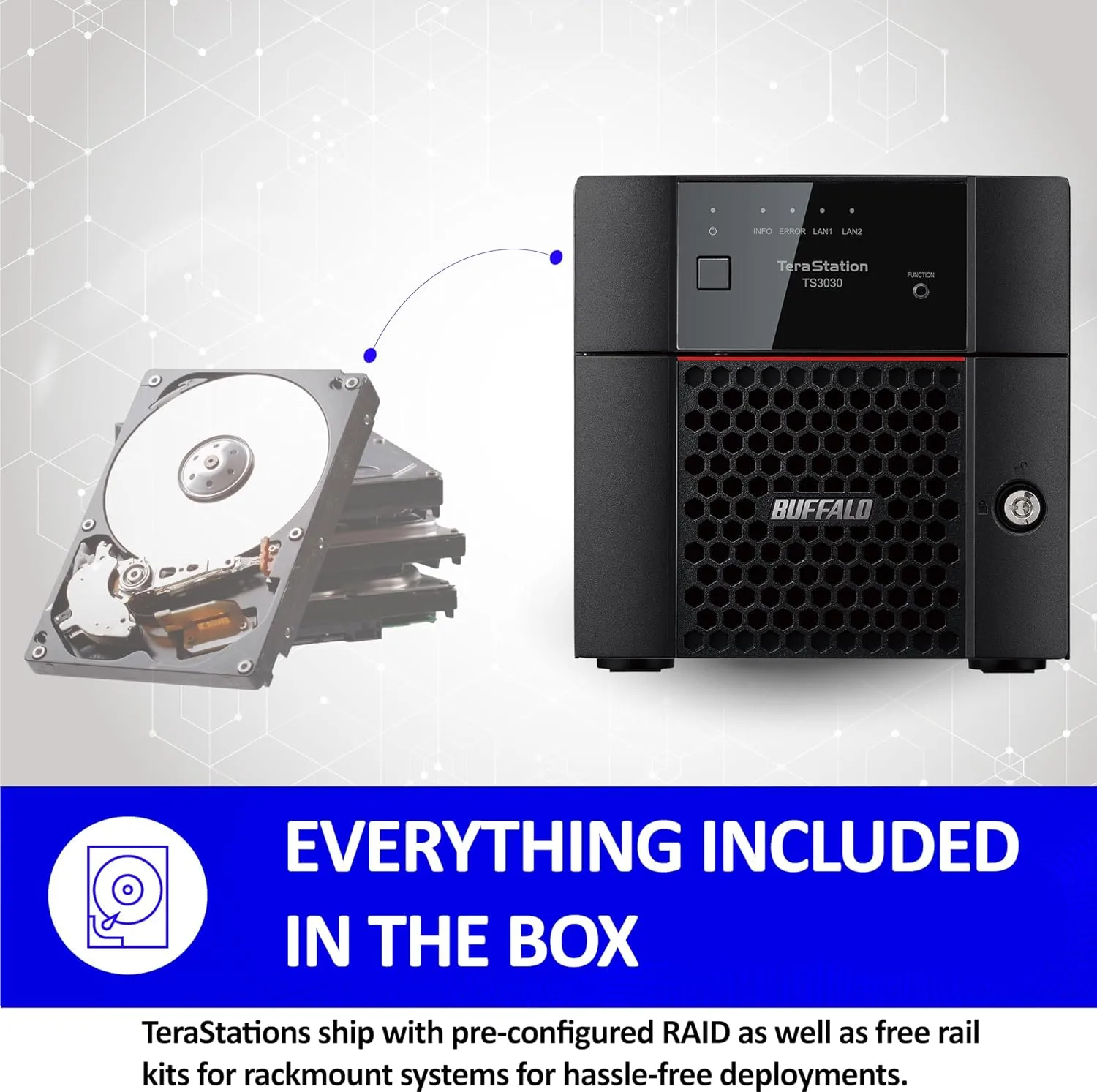 BUFFALO TeraStation 3230DN 2-Bay Desktop NAS