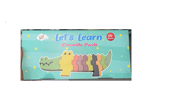 Little Stars Let's Learn Numbered Crocodile Puzzle