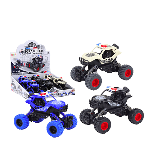 Scrambler Pull & Go Police Car Assortment