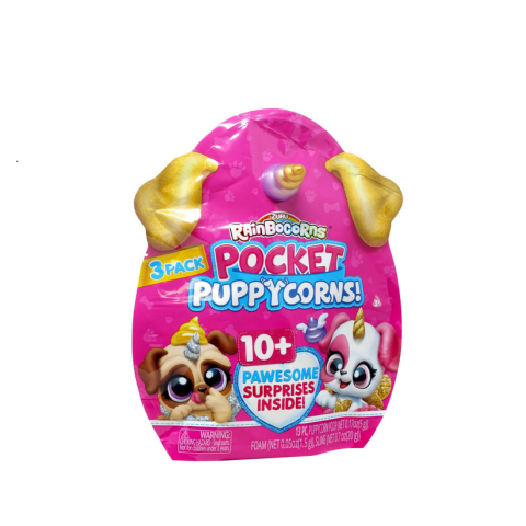 Rainbocorns Pocket Puppycorns - 3 Pack