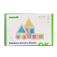 Rainbow Sensory Blocks