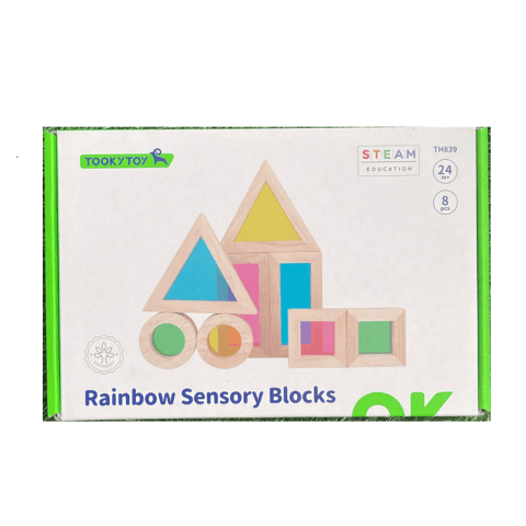Rainbow Sensory Blocks