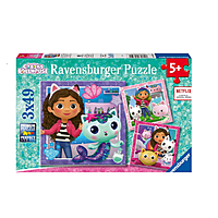 Gabby's Dollhouse 49 Piece Jigsaw Puzzle 3 Pack