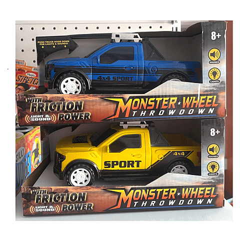 Monster Wheel Throwdown with Friction Power Truck