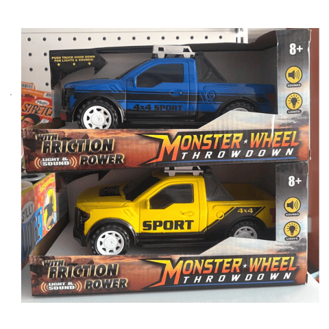 Monster Wheel Throwdown with Friction Power Truck