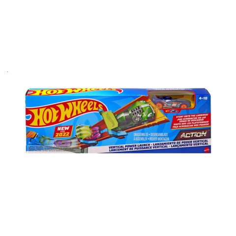 Hot Wheels Action Stunt Race Set - Vertical Power Launch