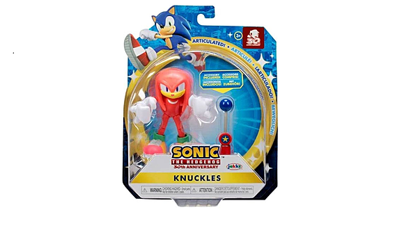 Sonic The Hedgehog 4" Articulated Figure with Accessories 30th Anniversary Assortment