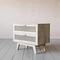 Den Rattan Bedside Table