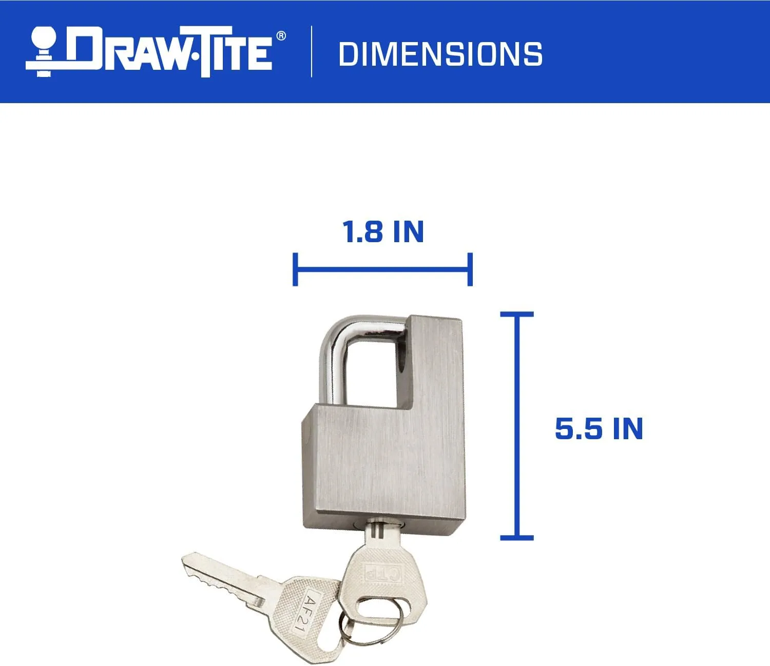 Bulldog (580408) Stainless Steel Trailer Coupler Lock