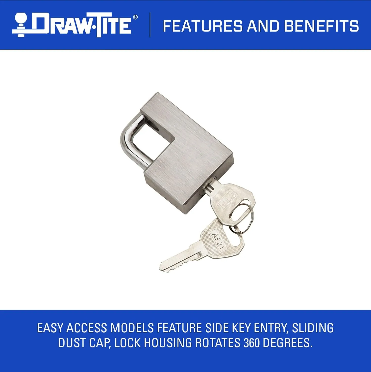 Bulldog (580408) Stainless Steel Trailer Coupler Lock
