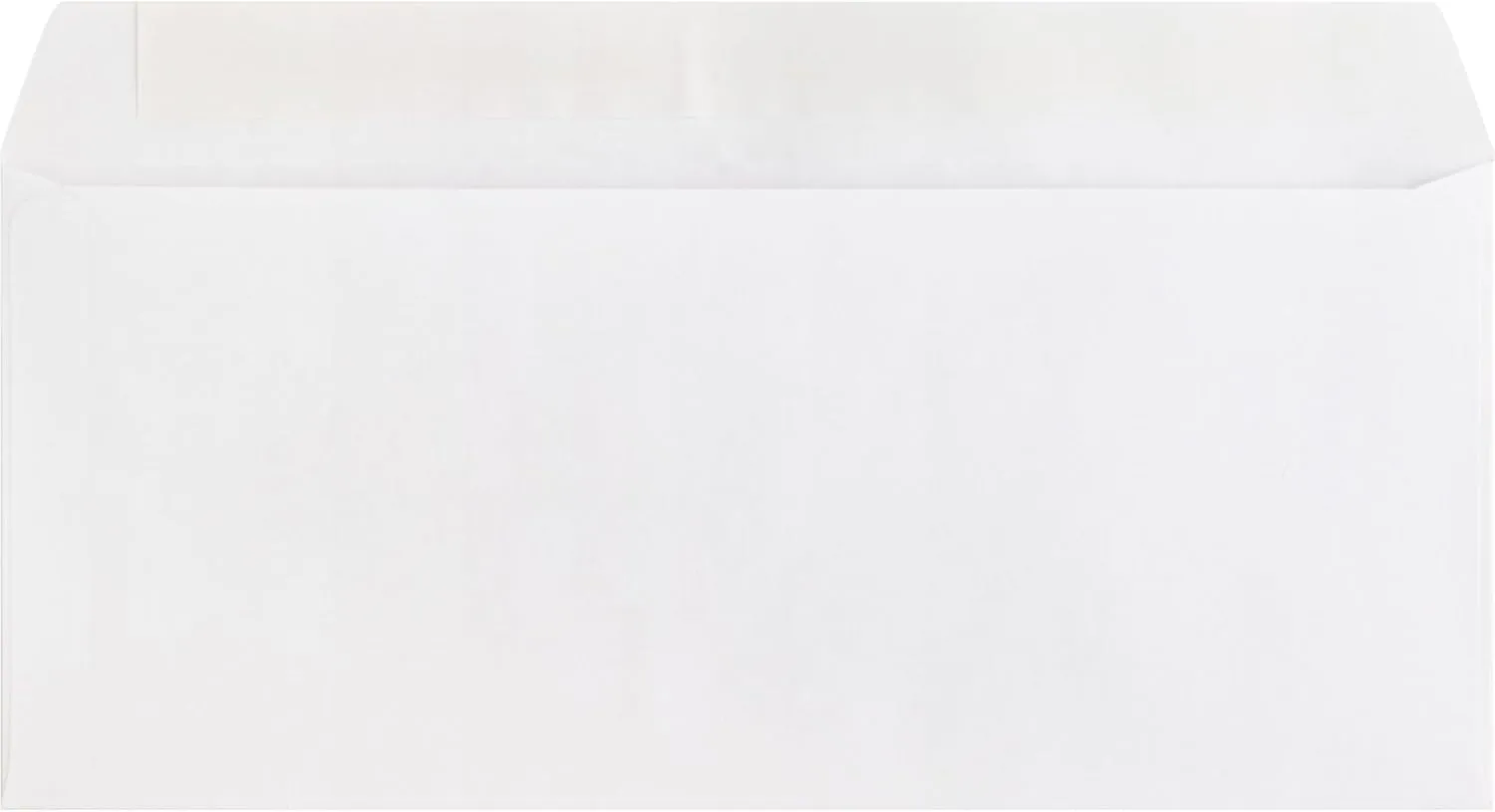 Business Source Plain Peel/Seal Business Envelopes - #10 - 9 1/2" x 4 1/8" - 24 lb - 500/Box - White