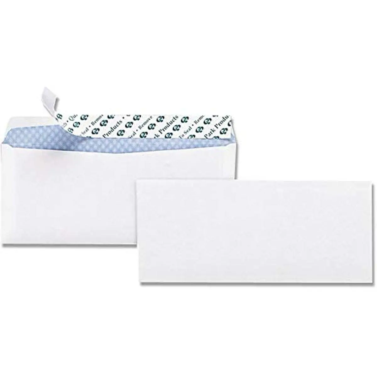 Business Source No.10 Peel-to-Seal Security Envelopes, 24 lb, 100/Box (99714)