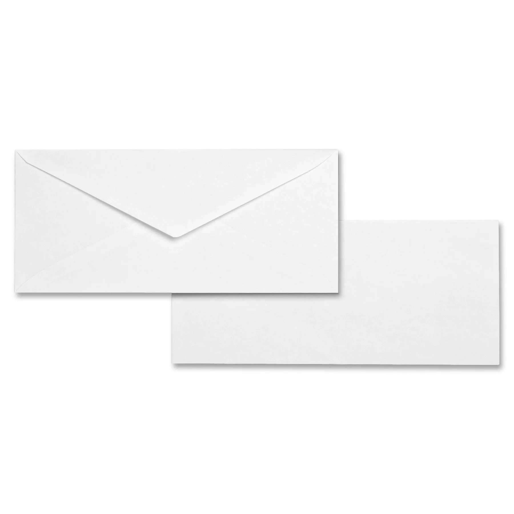Business Source No. 10 White Wove V-Flap Business Envelopes, Pack of 500
