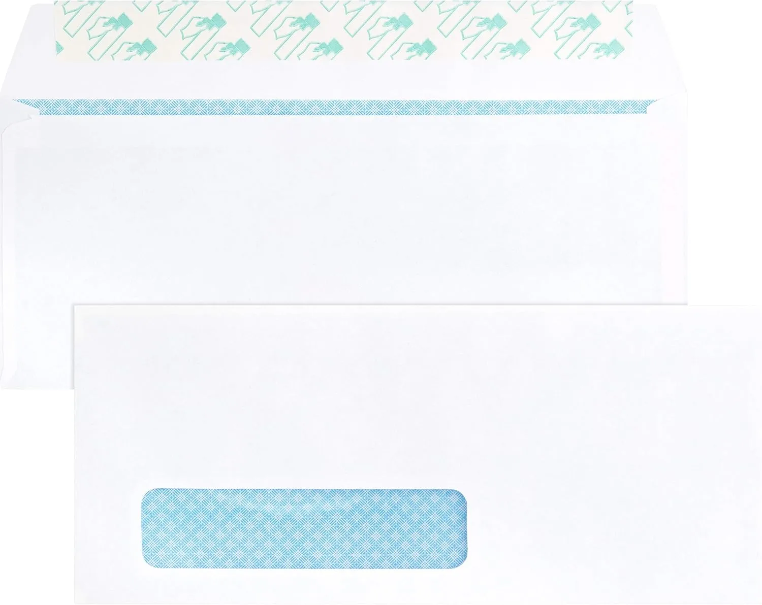 Business Source Security Tint Window Envelopes #10, Peel & Seal, 500/Box
