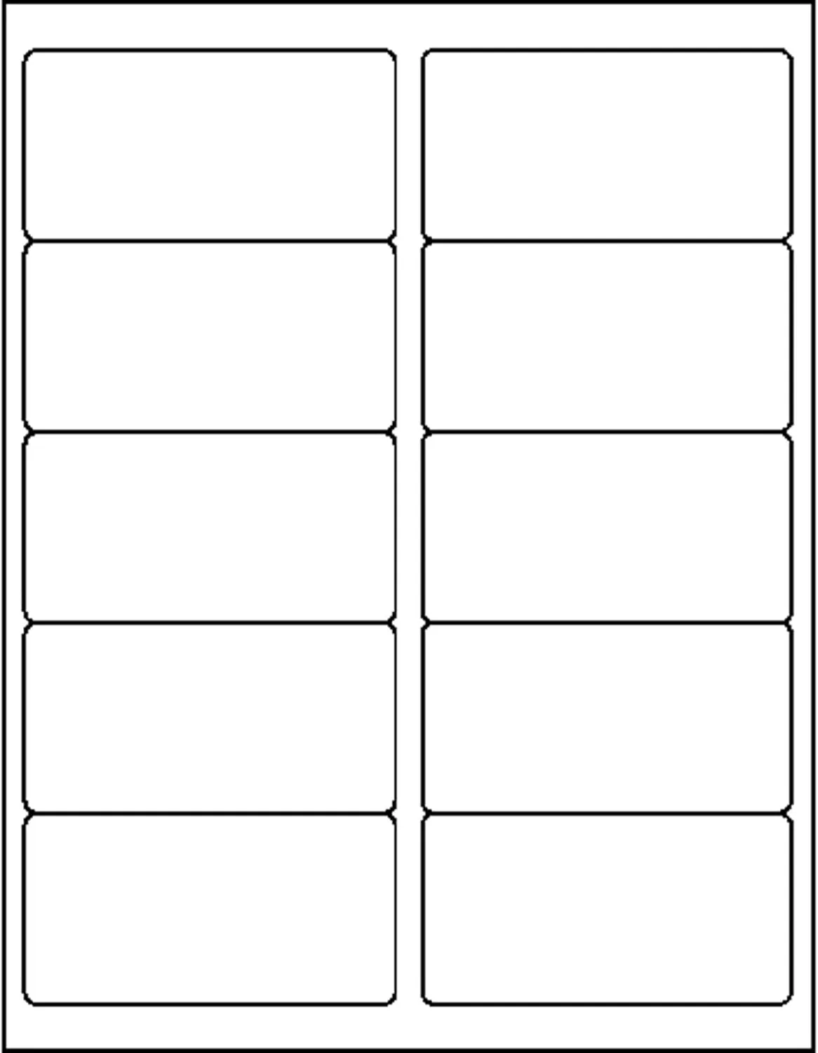 Business Source Bright White Shipping Labels 2 x 4 in, 1000/Pack