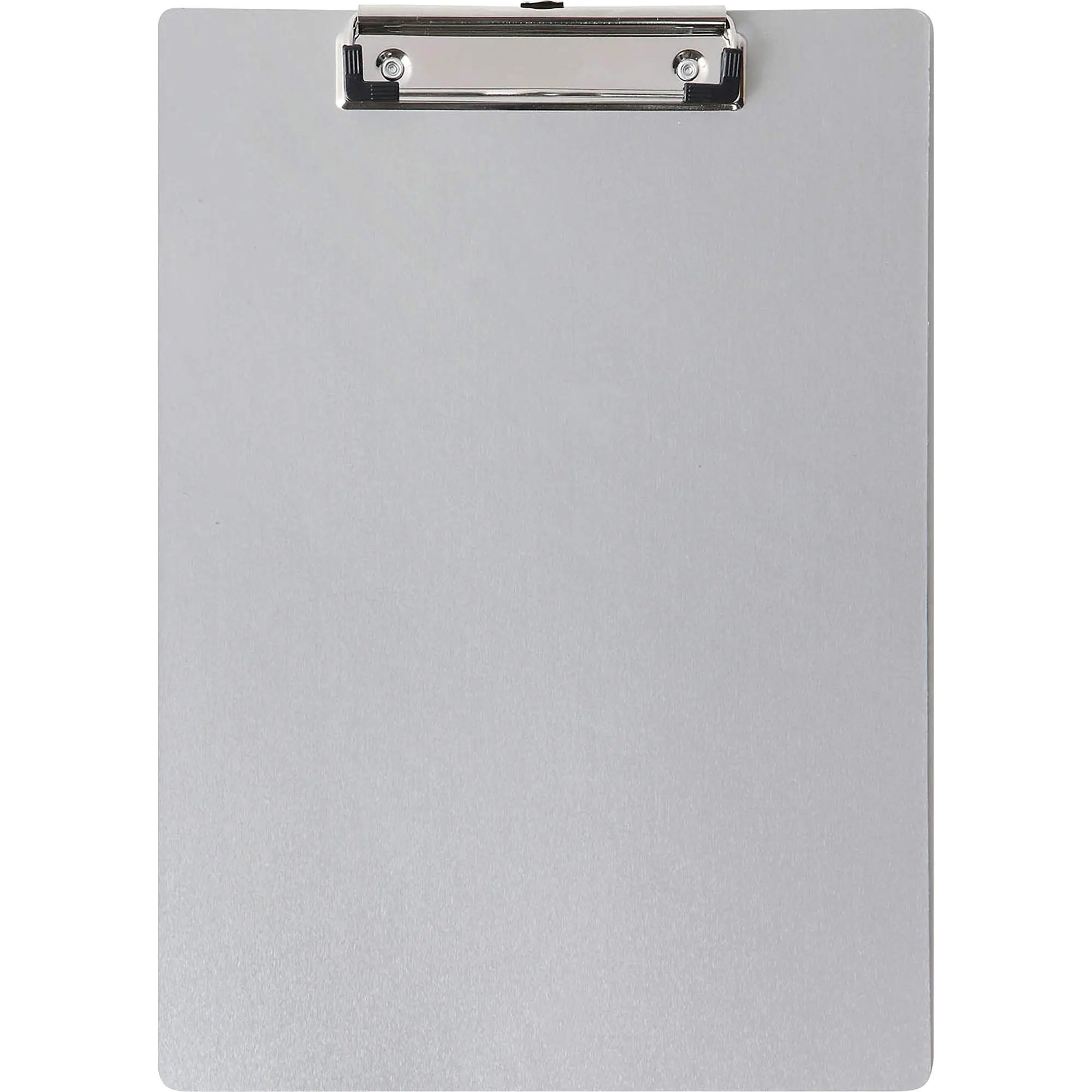 Business Source Aluminum Clipboard - 8 1/2in x 11in Sheet Size - Aluminum - Silver - 1 Each