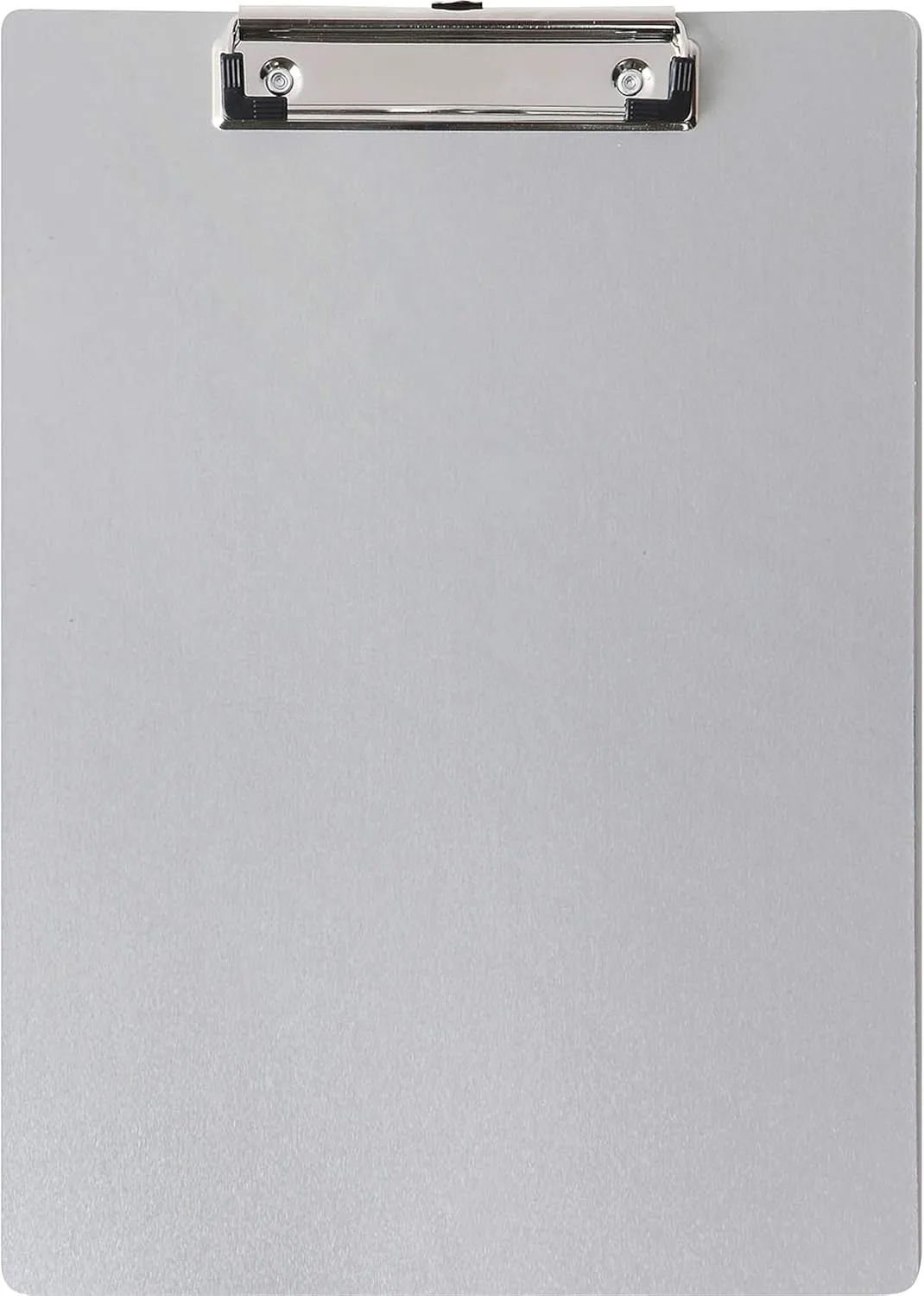 Business Source Aluminum Clipboard - 8 1/2in x 11in Sheet Size - Aluminum - Silver - 1 Each