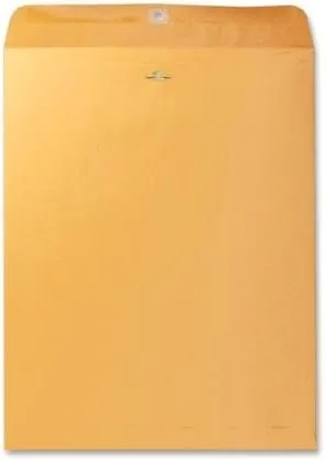 Business Source Heavy-duty Clasp Envelopes - #98, 10" x 15", 28 lb, 100/Box