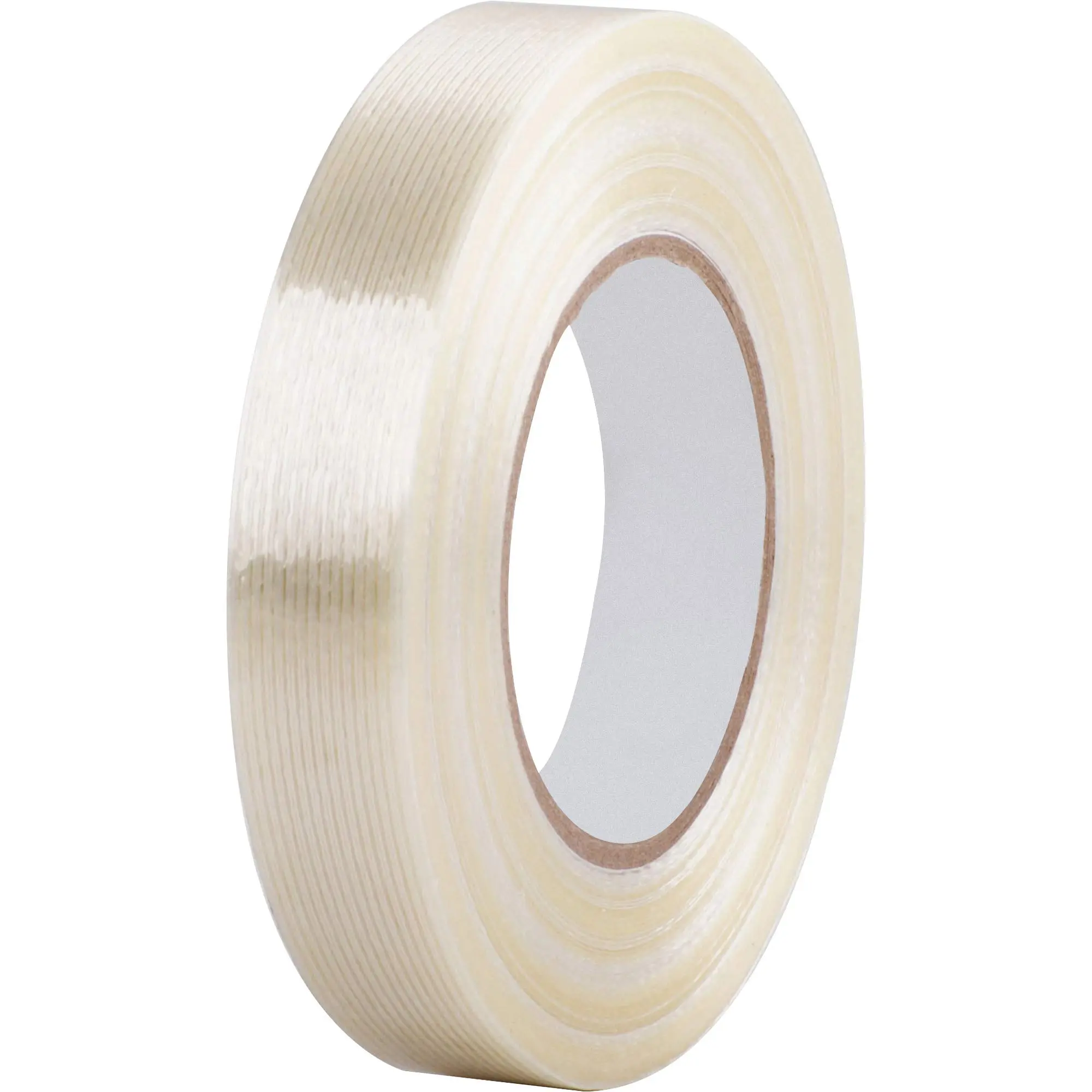 Business Source Heavy-Duty Filament Tape, 60 yd x 1 in, 3 in Core, White