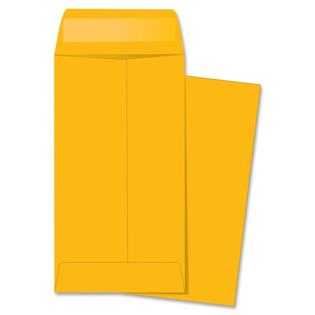 Business Source No.7 Kraft Coin Envelopes - 3.5 x 6.5 in - 28 lb - 500/Box