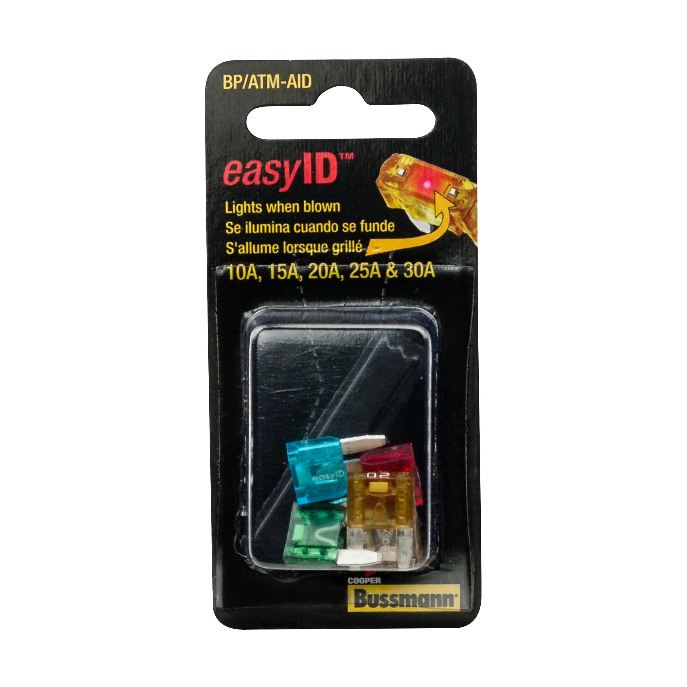Eaton Bussmann Series ATM easyID Blade Fuse Kit - 5 Pieces