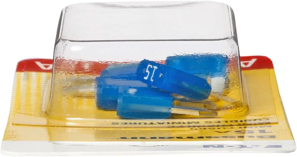 Bussmann BP/ATM-15 15 Amp Fast Acting Mini-Fuse, Blue