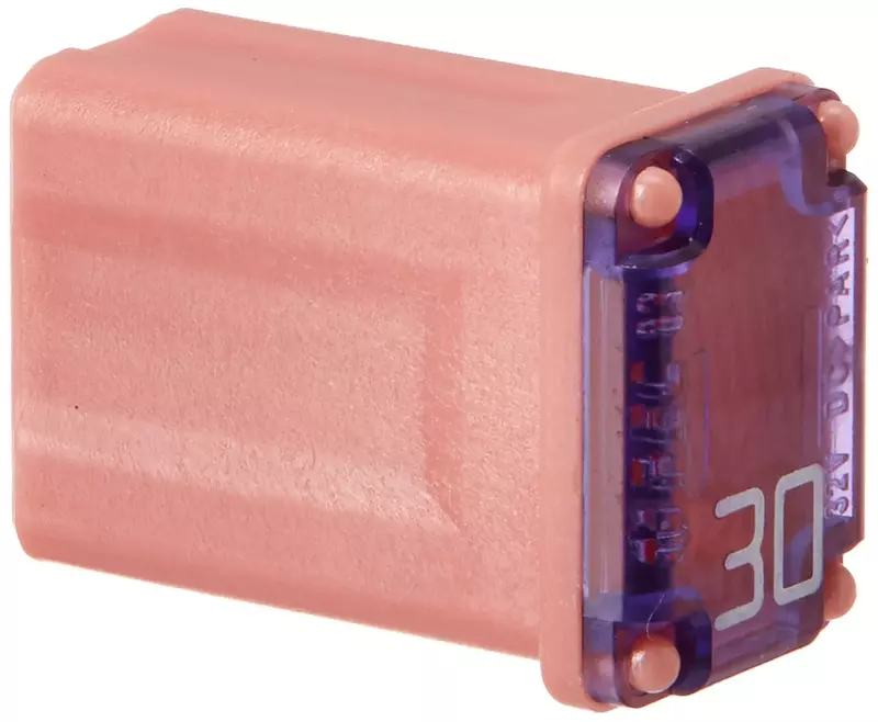 Bussmann FMM-30 MAXI Fuse ('Slow Blow' Micro Female - 30 A (Pink)), 1 Pack, Green