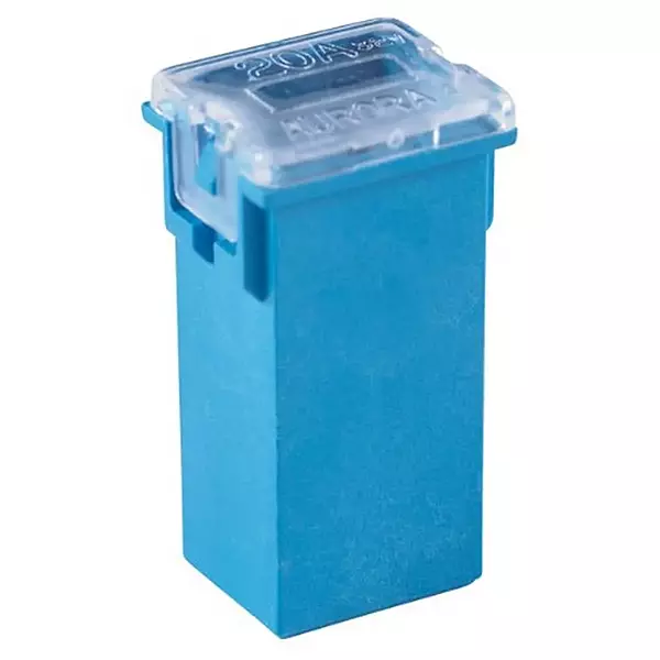 Bussmann FMX-20 MAXI Fuse ('Slow Blow' Female - 20 A (Light Blue)), 1 Pack 1 Count (Pack of 1)