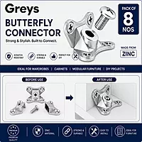 Butterfly Connector | Pack of 8