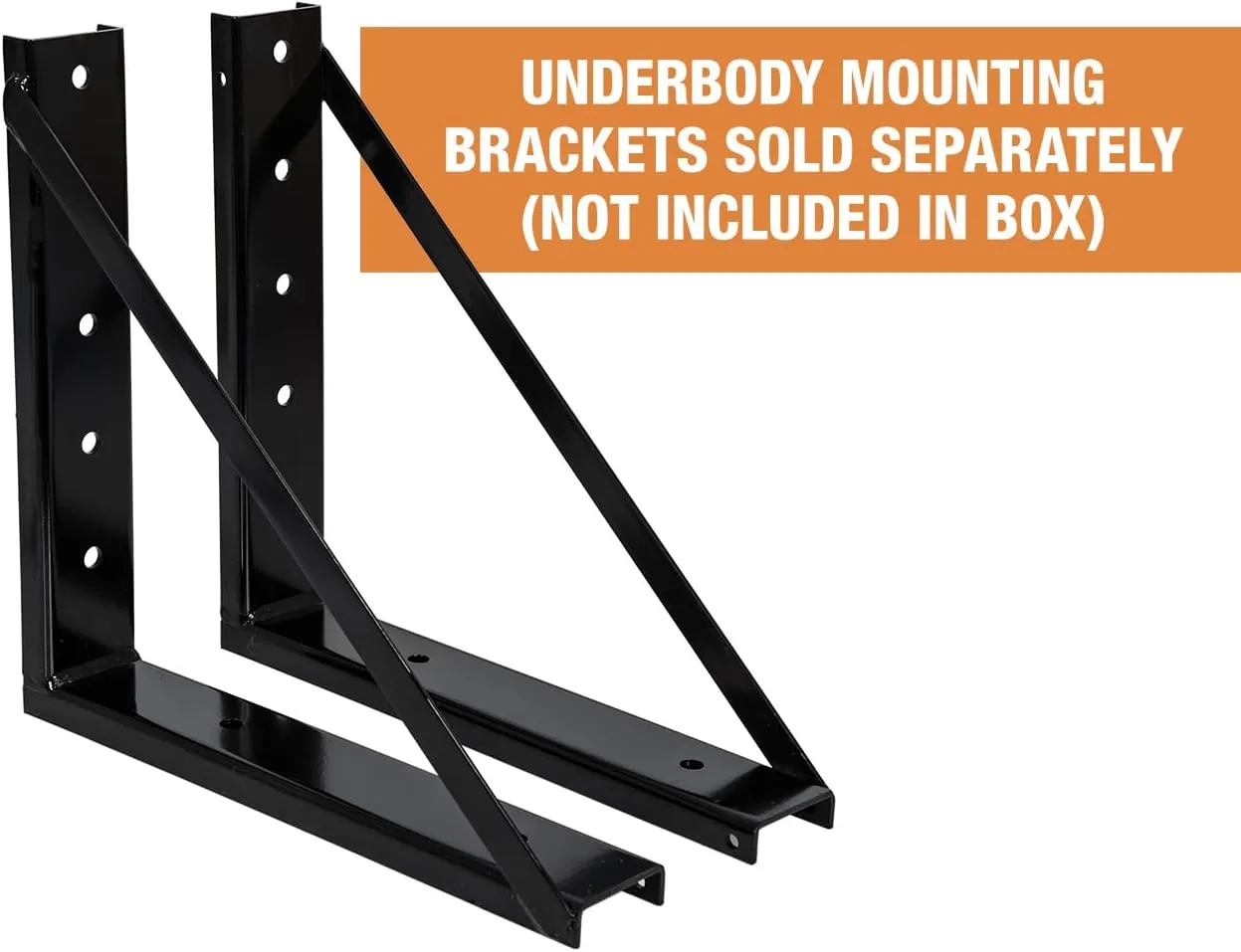 Buyers Products Black Steel Underbody Truck Tool Box