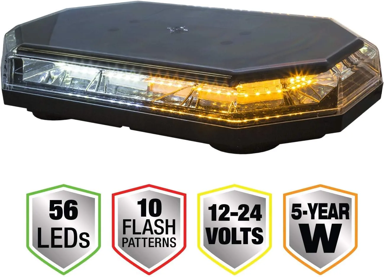 BUYERS PRODUCTS COMPANY 15 Inch LED Mini Light Bar - 56 LEDs, 10 Flash Patterns