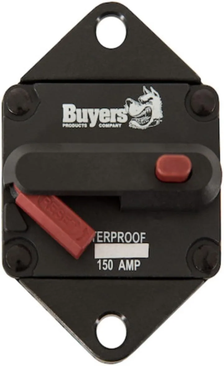 Buyers Products 150 Amp Push-to-Trip Circuit Breaker