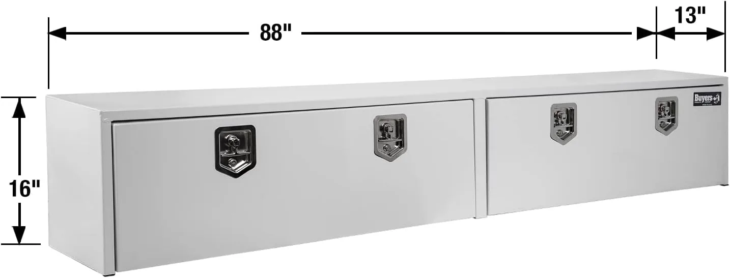 Buyers Products Steel Topsider Truck Box with T-Handle Latch