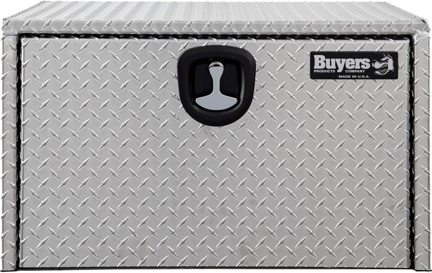 Buyers Products 1705103 Diamond Tread Aluminum Underbody Truck Toolbox, 18 x 18 x 30