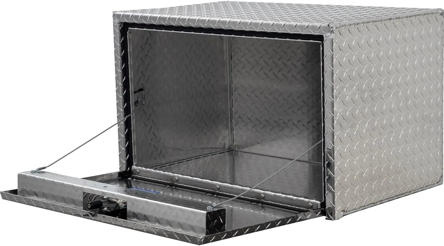 Buyers Products 1705103 Diamond Tread Aluminum Underbody Truck Toolbox, 18 x 18 x 30