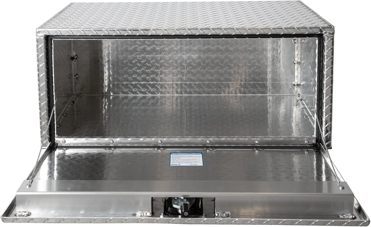 Buyers Products 1705103 Diamond Tread Aluminum Underbody Truck Toolbox, 18 x 18 x 30