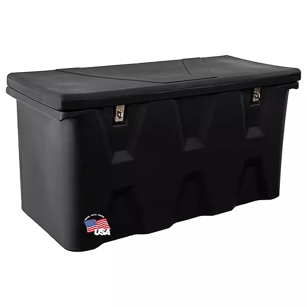 Buyers Products 1712240 Black Poly All-Purpose Storage Chest, 6.3 cu. ft, 44.38" L x 19" W x 17.5" H