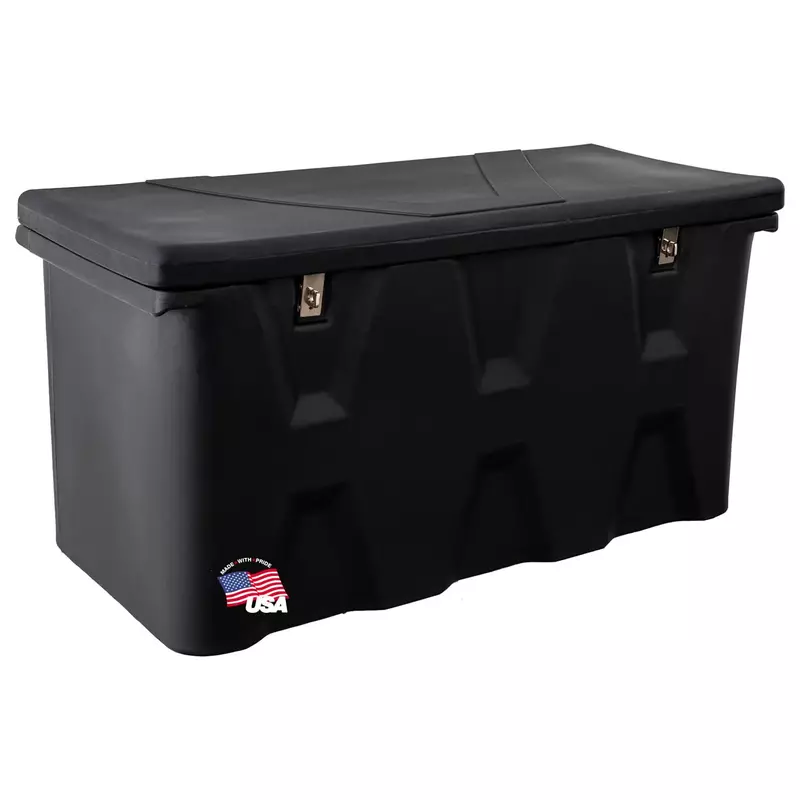 Buyers Products 1712240 Black Poly All-Purpose Storage Chest, 6.3 cu. ft, 44.38" L x 19" W x 17.5" H