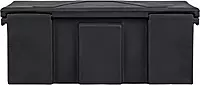 Buyers Products 1712240 Black Poly All-Purpose Storage Chest, 6.3 cu. ft, 44.38" L x 19" W x 17.5" H