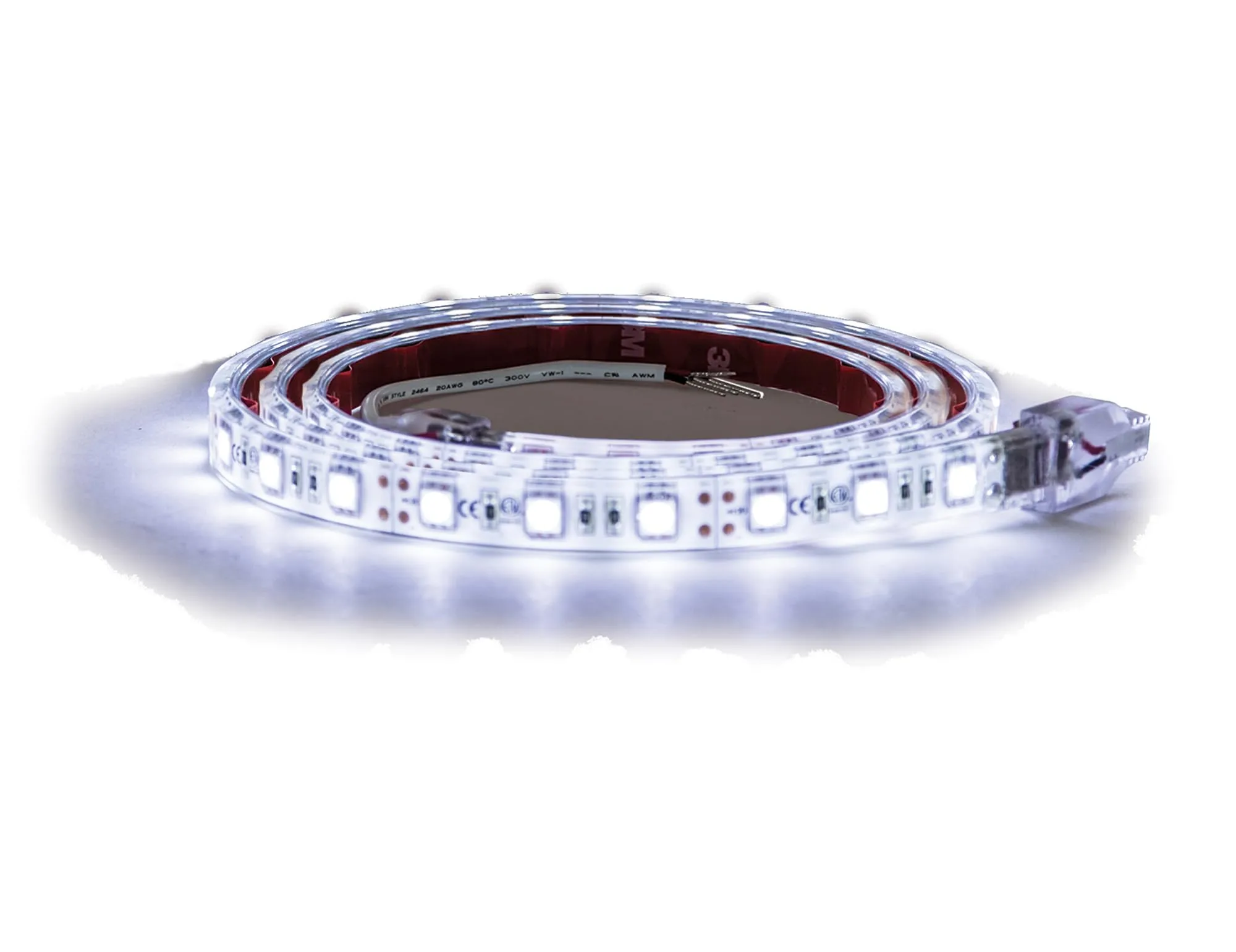 Buyers Products LED Strip Light w/ 3M Adhesive Back, Clear Cool, Cut-to-Fit