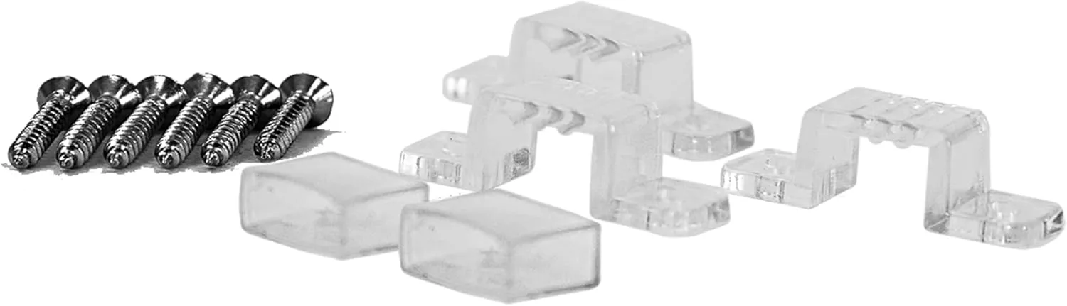Buyers Products LED Strip Light w/ 3M Adhesive Back, Clear Cool, Cut-to-Fit